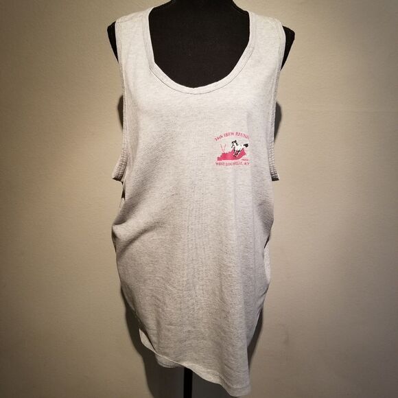 VINTAGE IBEW UNION TANK TOP 2XL 34TH WEST LOUISVILLE KY USA MADE 2002. (PUR1) - Picture 2 of 6